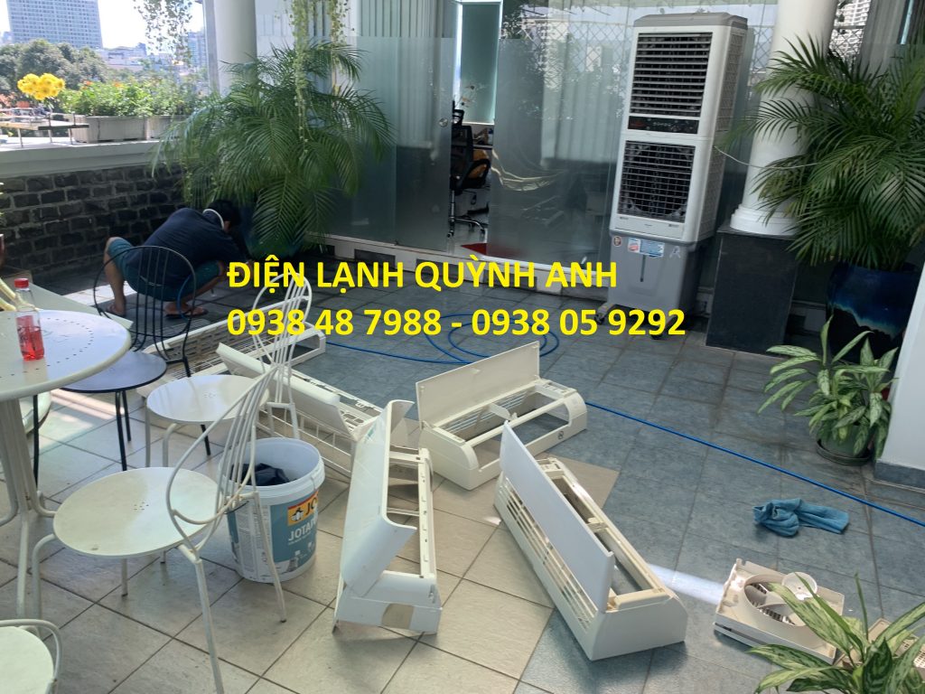 Quy trình vệ sinh máy lạnh tại Điện lạnh Quỳnh Anh