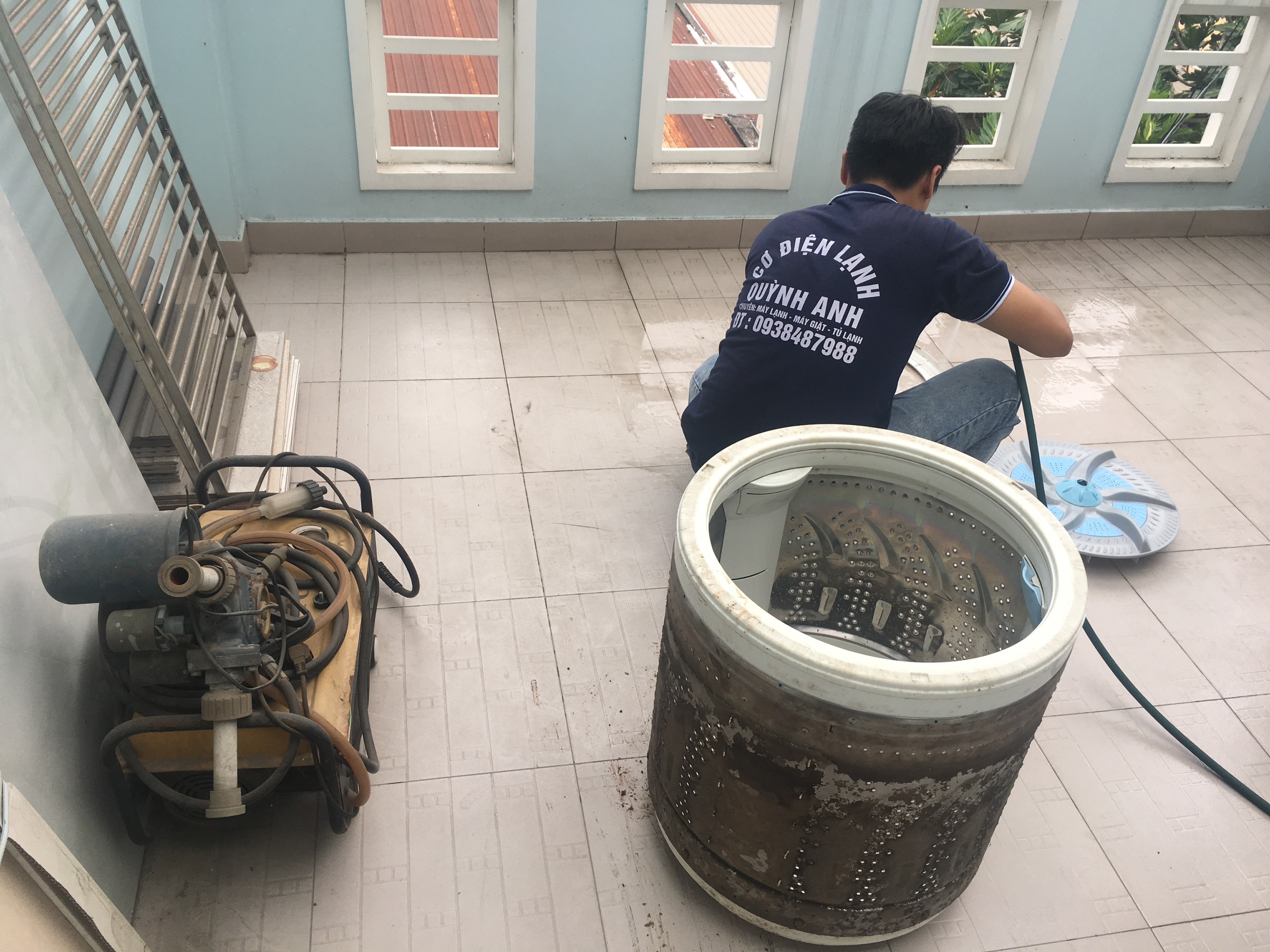 Vệ sinh máy giặt