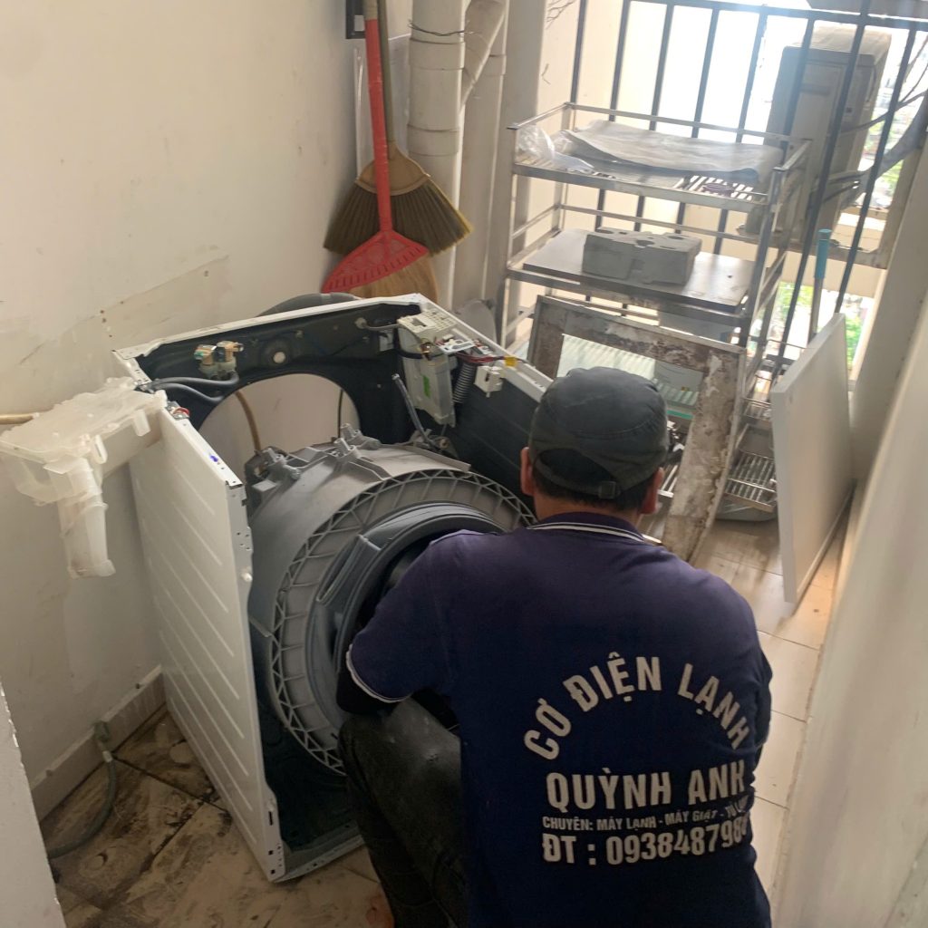 sửa máy giặt không xã nước