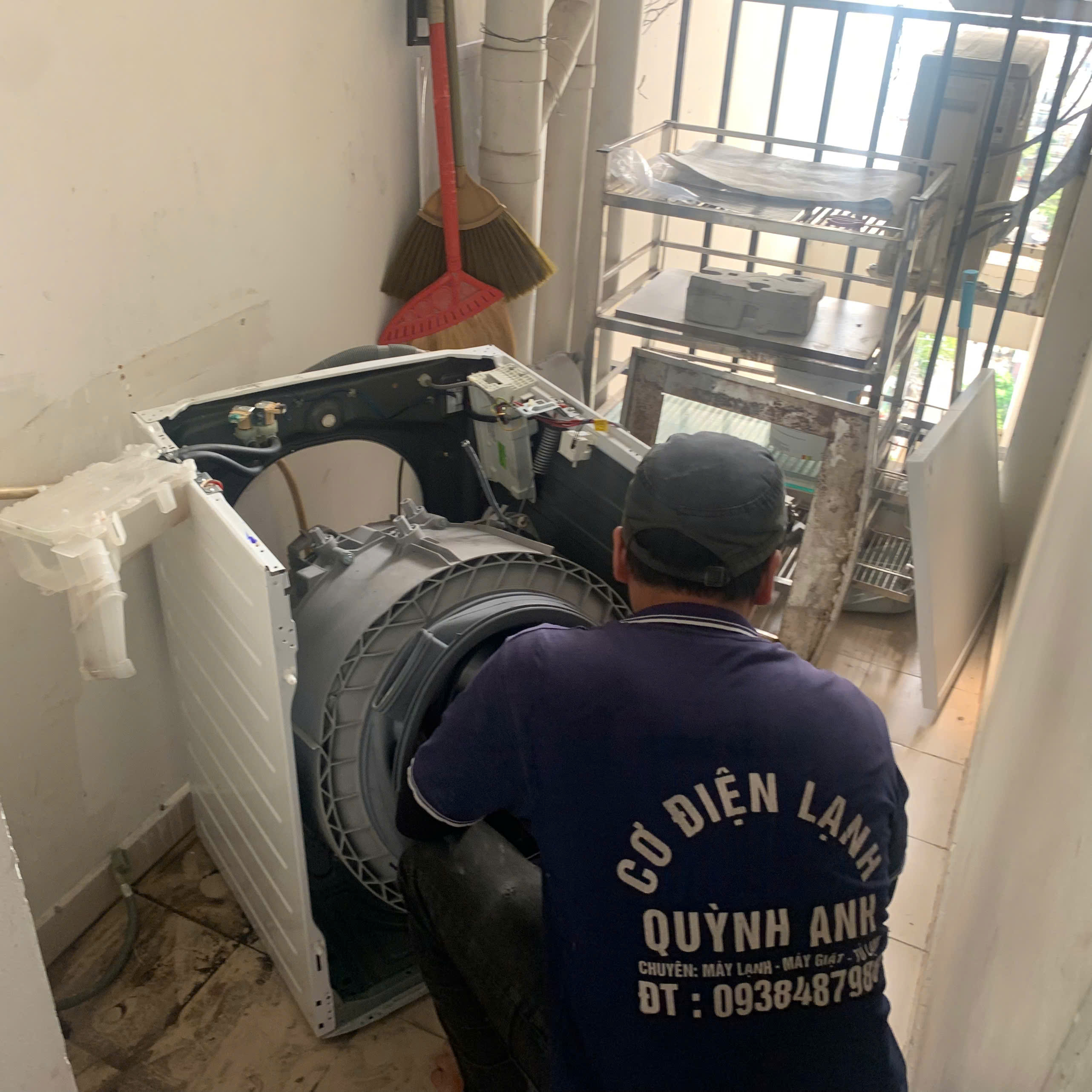 sửa máy giặt không xã nước